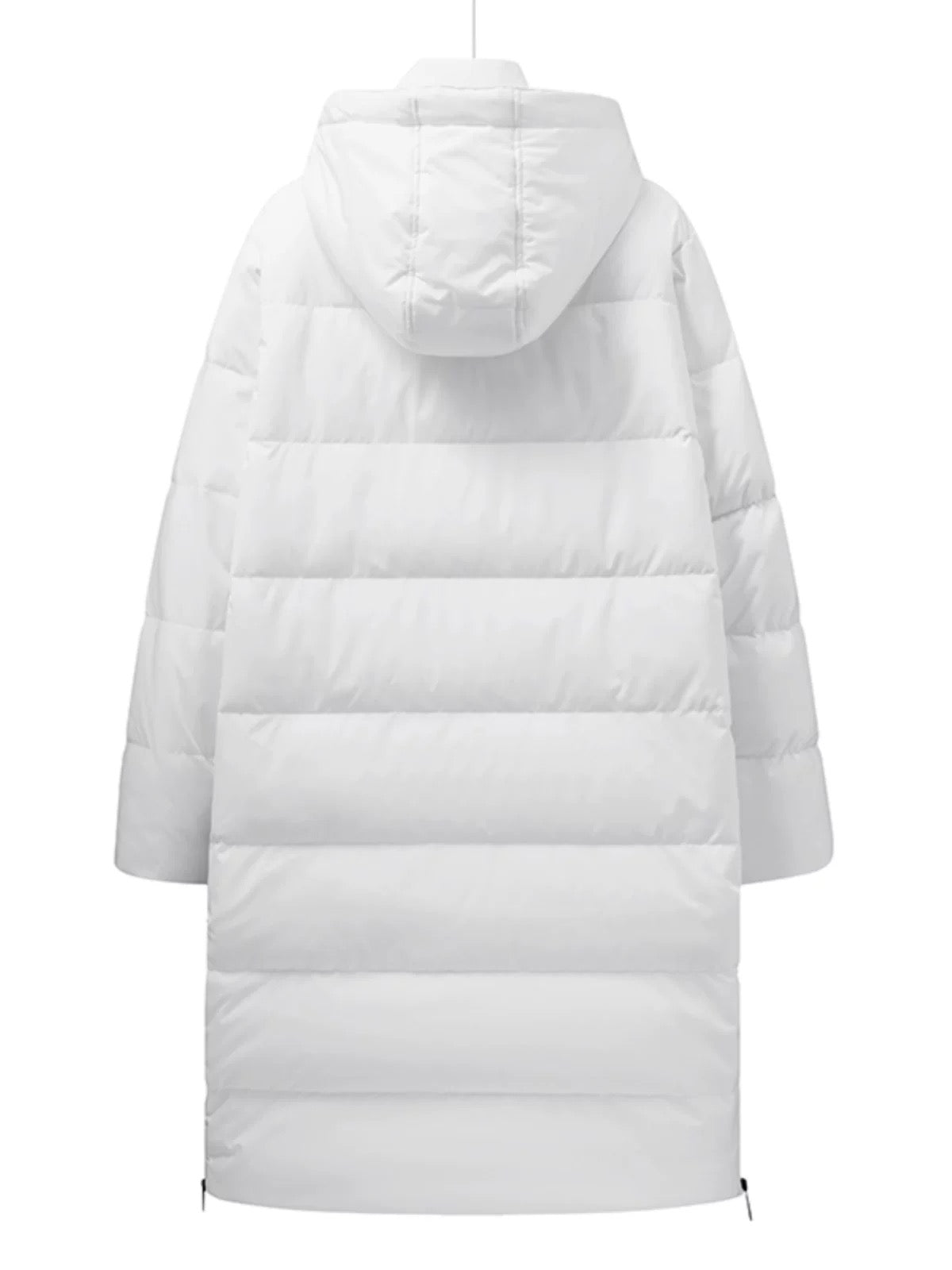Langer Puffermantel