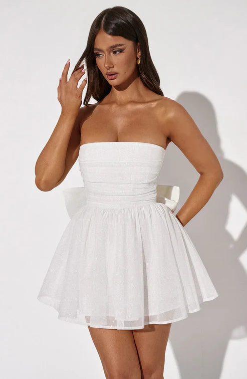 Thalia Bow Back Mini Dress