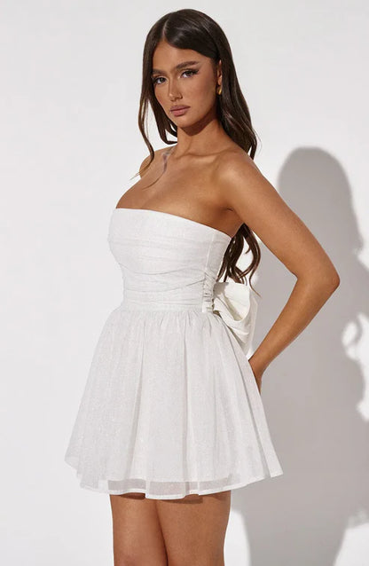 Thalia Bow Back Mini Dress